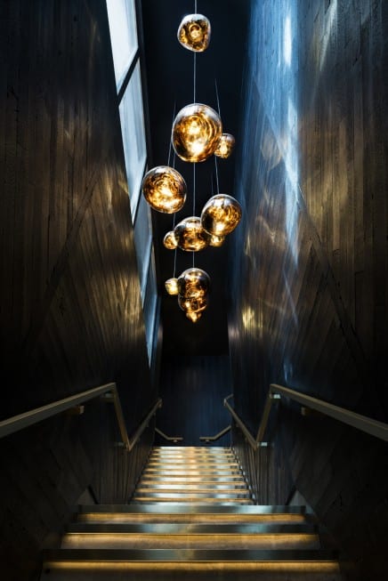 Tom Dixon zwarte hal