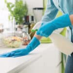HPL plaatmateriaal wit antivingerafdruk hand maakt schoon