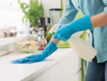 HPL plaatmateriaal wit antivingerafdruk hand maakt schoon
