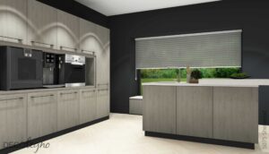 Decoratief plaatmateriaal grijze look houtbeleving