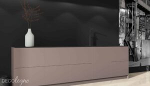 Decoratief plaatmateriaal warm bruin unidecor
