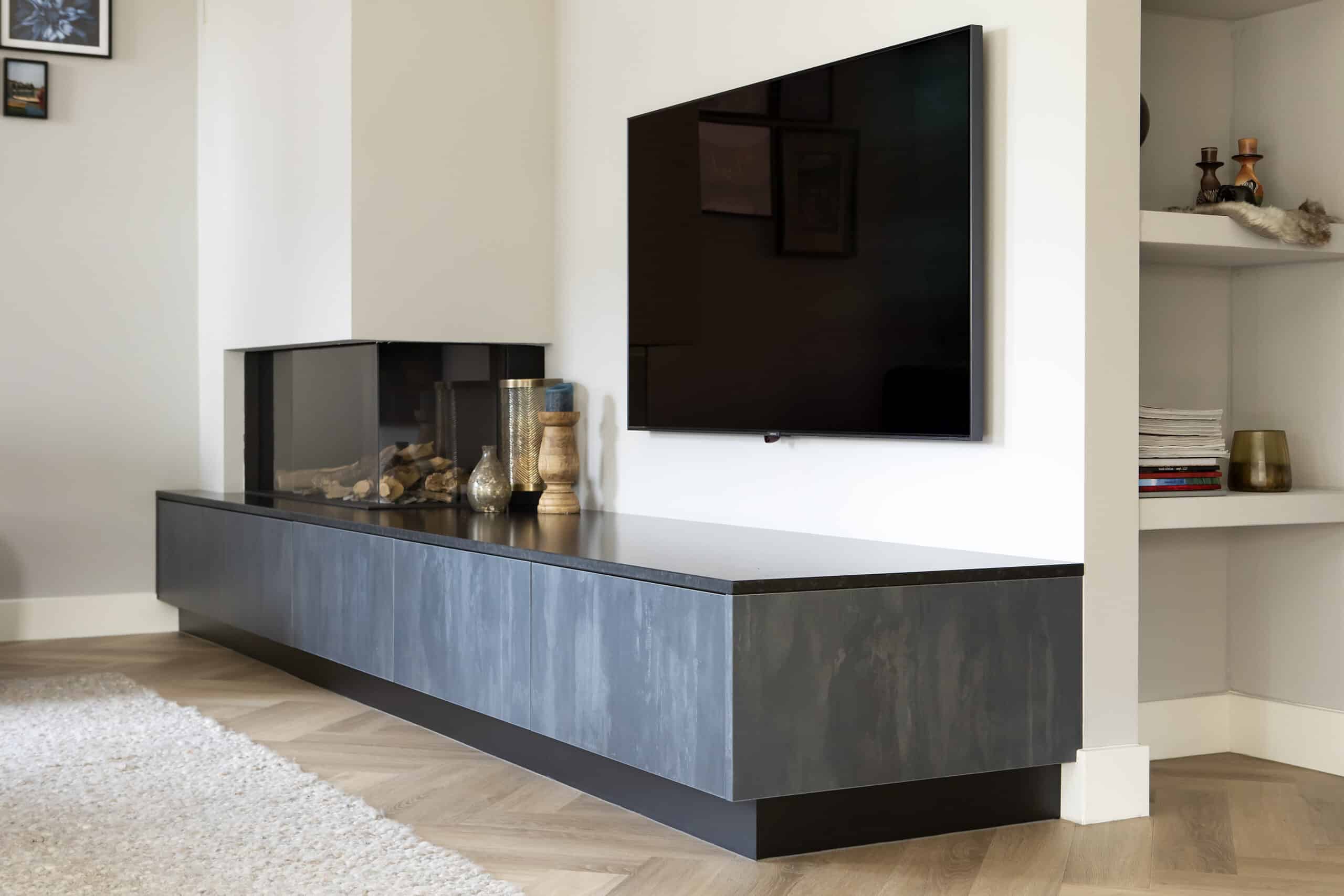 TV meubel metallic decoratief plaatmateriaal