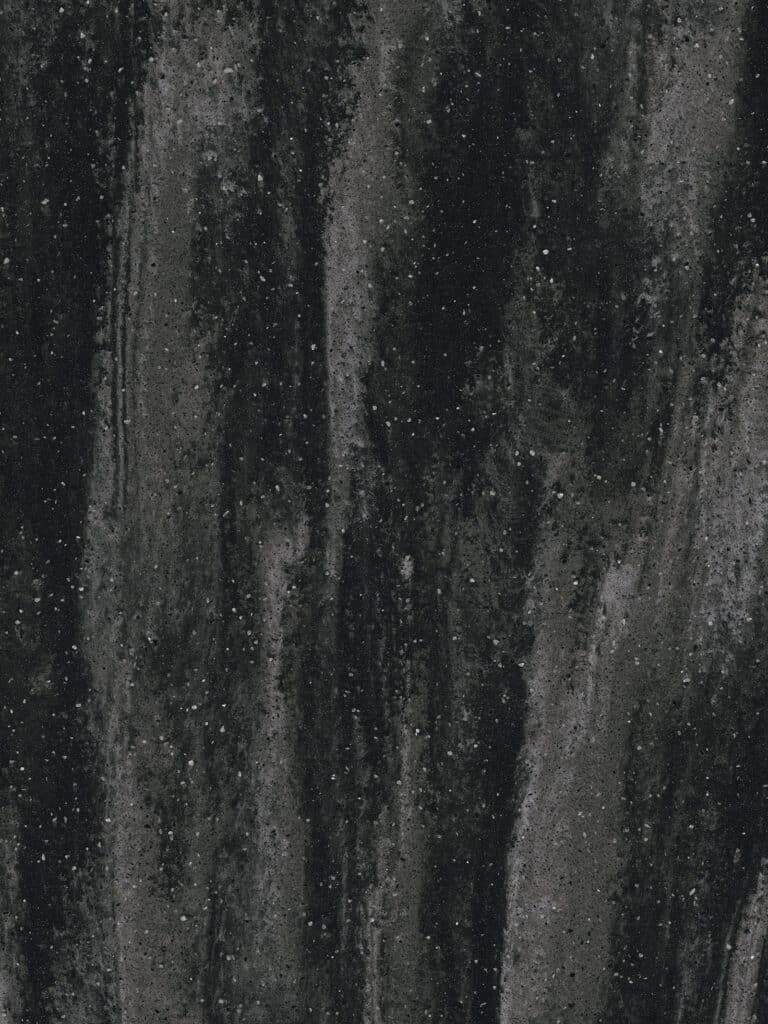 solid surface materiaal grijs zwart met witte puntjes detail afbeelding