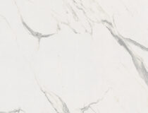 Decoratief plaatmateriaal wit marmer met lichtgrijze aders - detailafbeelding