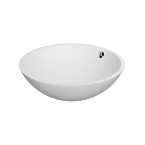 witte waskom solid surfacemateriaal