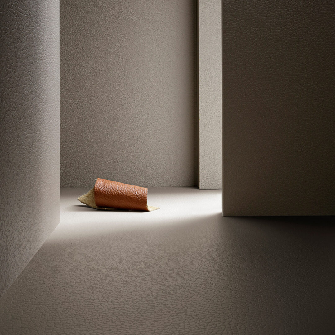 Inspiratiebeeld van decoratief plaatmateriaal Primofiore met uitstraling van leer