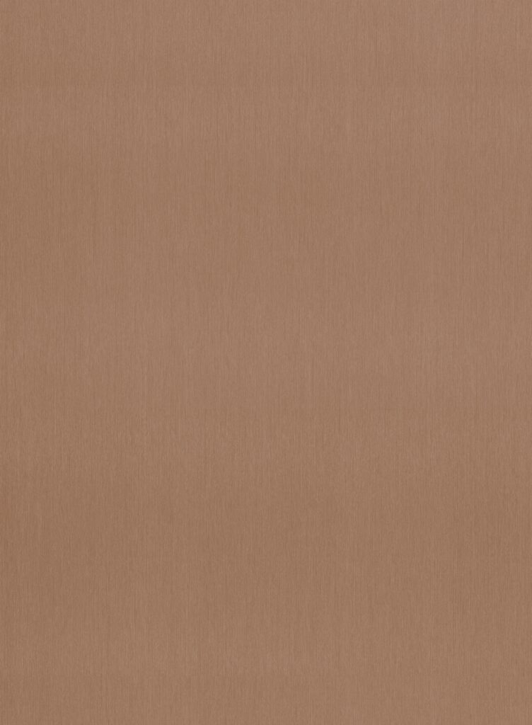 Hele plaatafbeelding van decoratief plaatmateriaal met een bronze metalliclook, de FD07 Reflex van Cleaf.