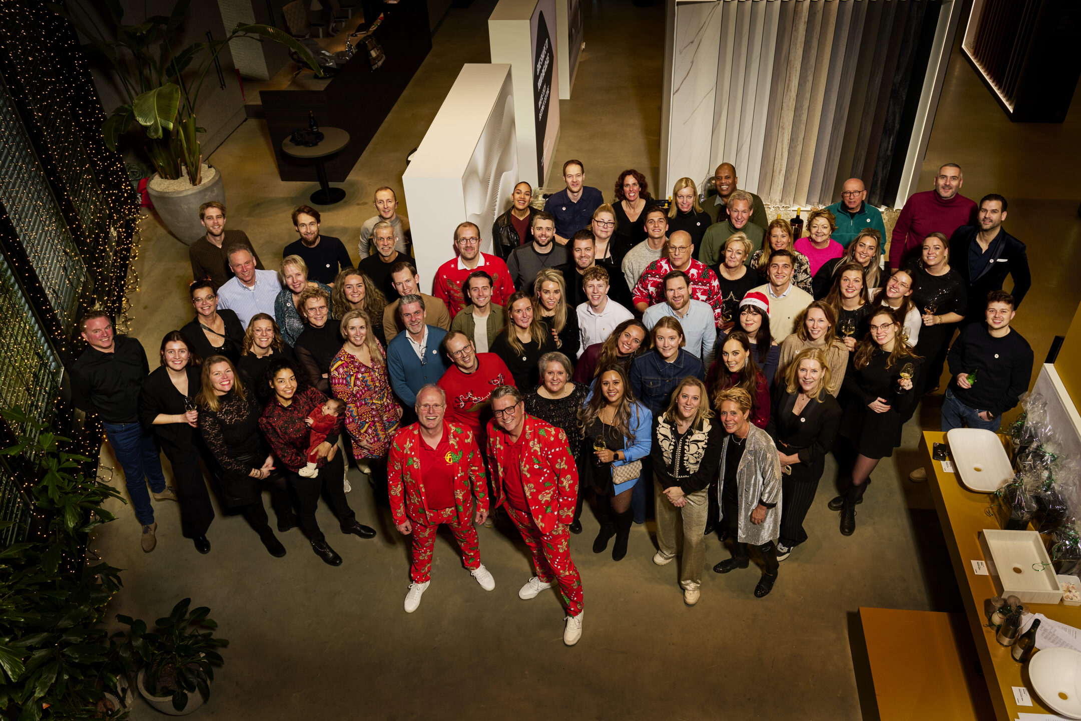 Bedrijfsfoto tijdens kerst 2024. 
