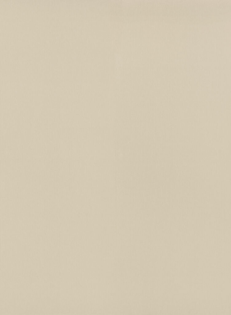 Hele plaatafbeelding van decoratief plaatmateriaal in decor UB20 Quercia, een houtstructuur van zandkleurig eikenfineer