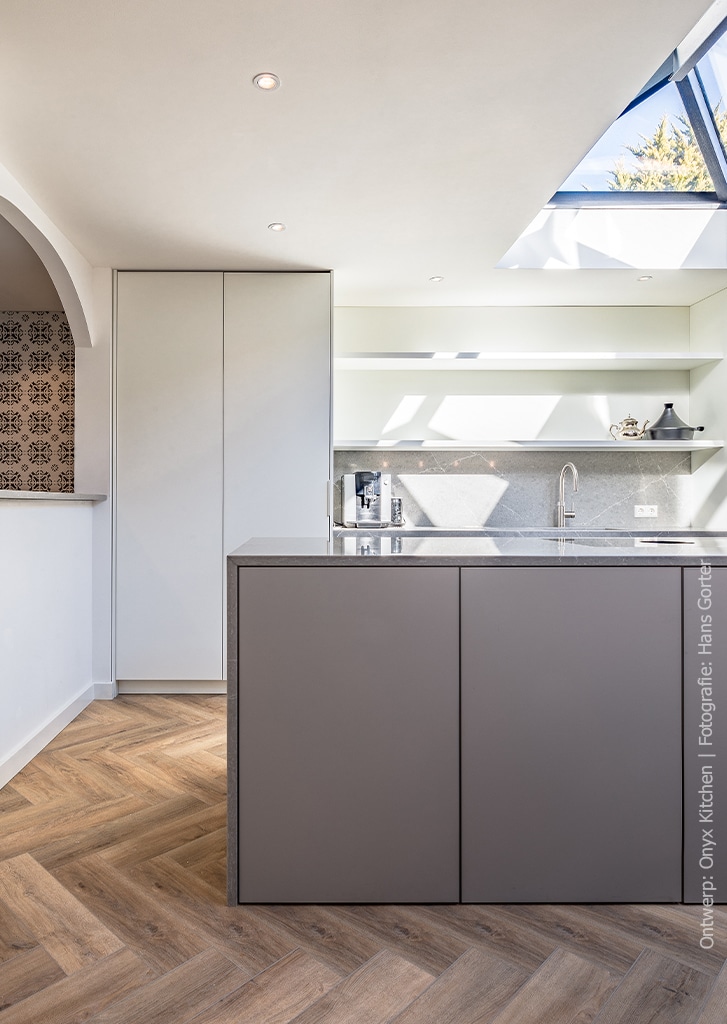 Keuken in de kleur HM04 Piombo
